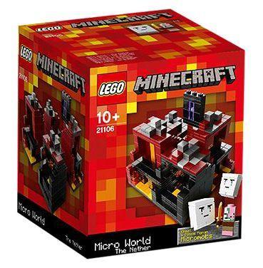 LEGO Set-Minecraft Micro World - The Nether-Minecraft-21106-1-Creative Brick Builders
